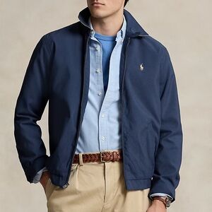 Ralph Lauren Men's Classic Navy Bi-Swing with black polo Jacket . Preppy Dadcore
